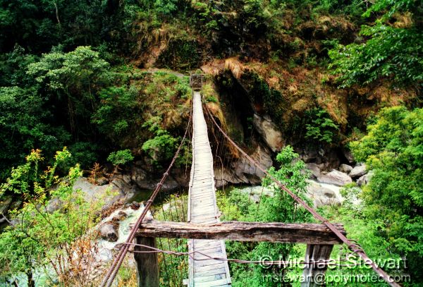 Suspension Bridge, Mewa Khola